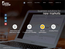 Tablet Screenshot of frontiertechnologypartners.com